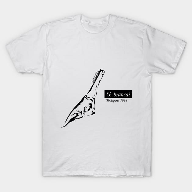 Giraffatitan brancai T-Shirt by Tanyboi's store